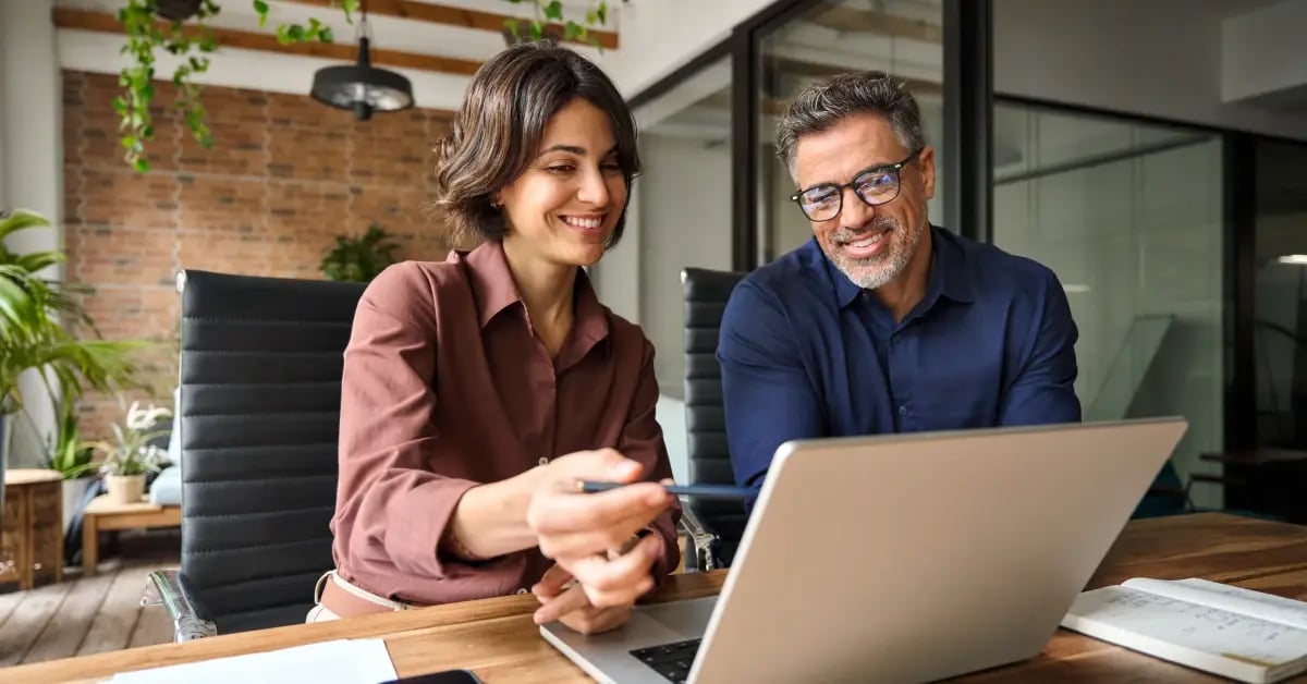 EA and executive discussing scope creep plans together