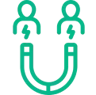 Encourage engagement through well-organized meetings icon